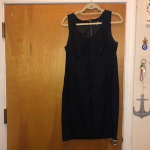 J. Crew suiting dress, size 8, navy